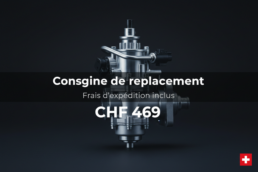 Consigne + Frais Pompe Injectrice Suisse