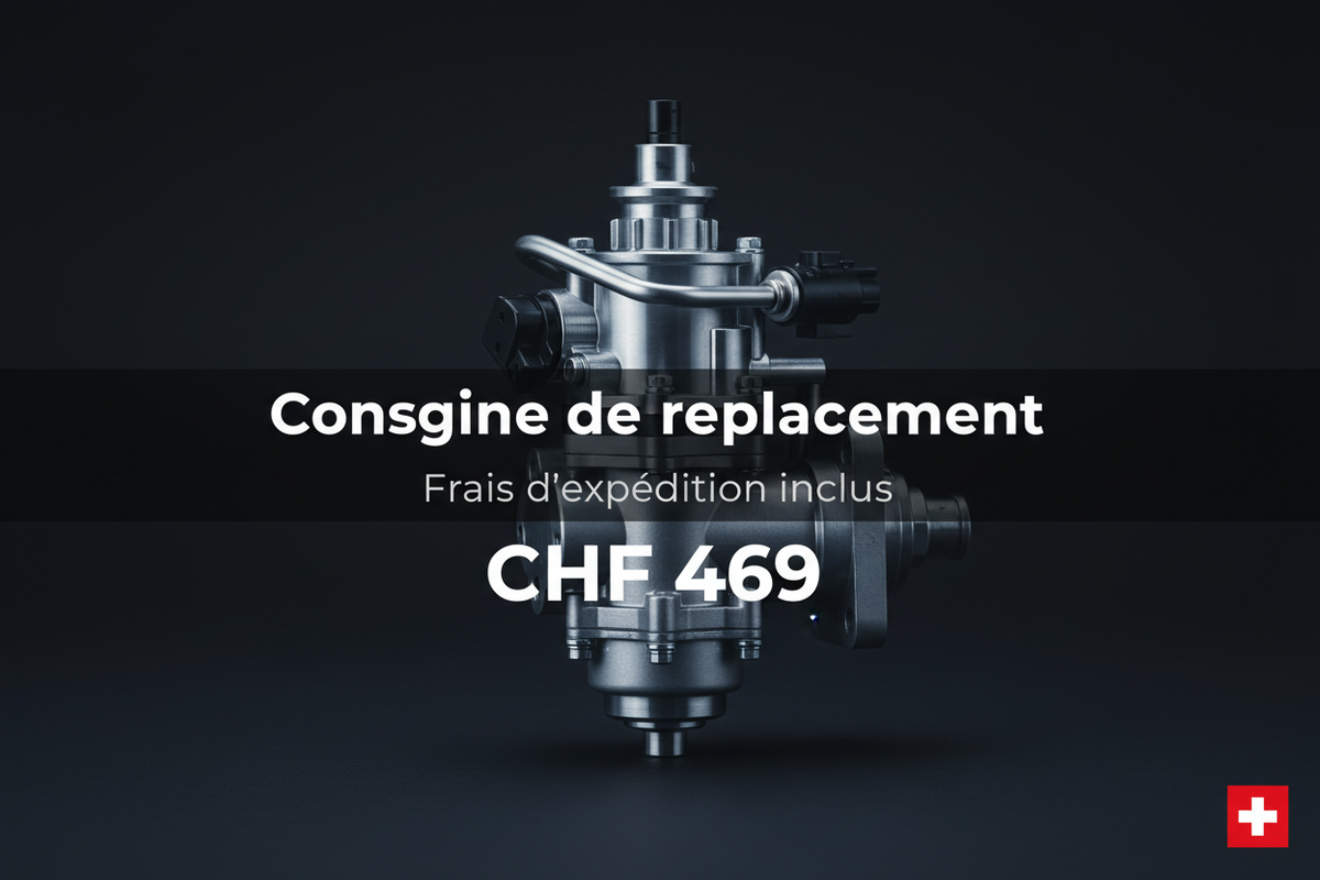 Consigne + Frais Pompe Injectrice Suisse