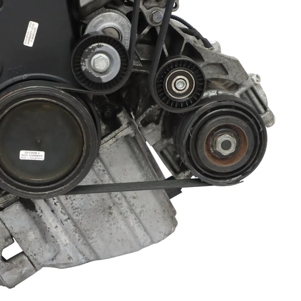 Moteur Audi 2.0 TDI CGLC occasion — détail poulies/courroie