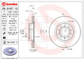 Disque de frein BREMBO 09.9167.11