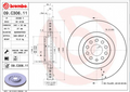 Disque de frein BREMBO 09.C306.11