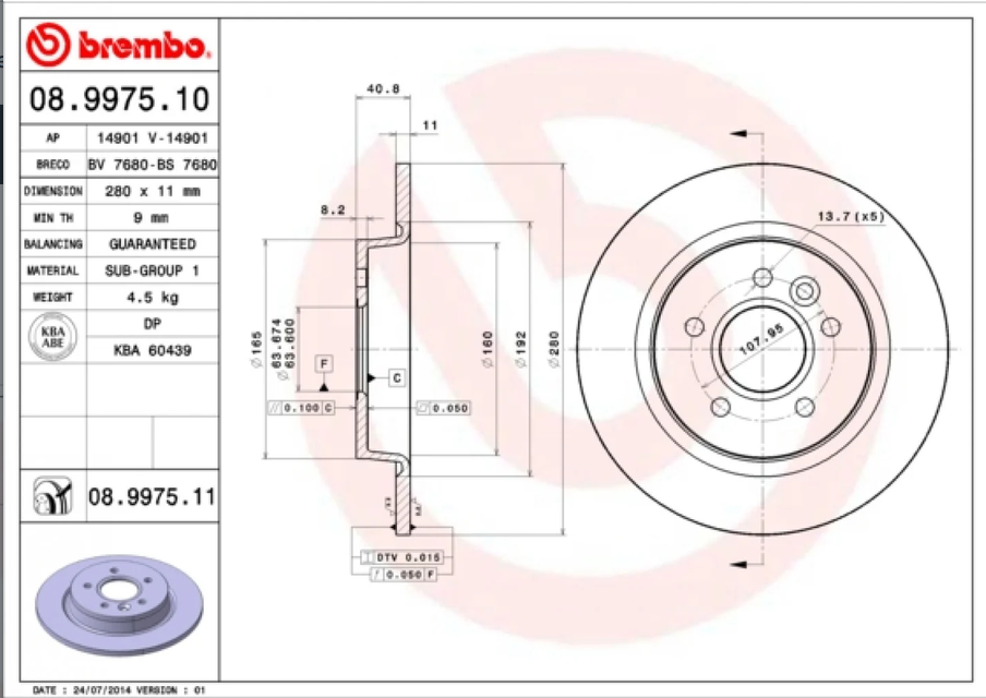 Disque de frein BOSCH 0 986 479 956