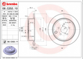 Disque de frein BREMBO 08.C252.11 – Essieu arrière plein 286mm