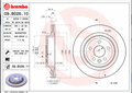 Disque de frein BREMBO 09.B026.11