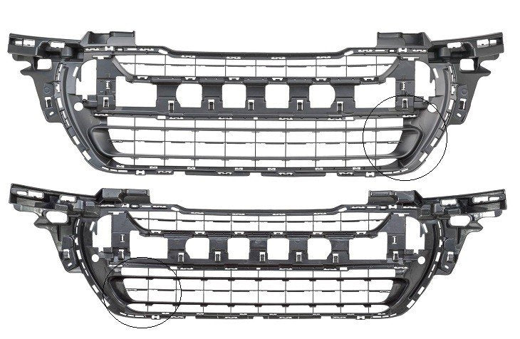 Grille inférieure centrale Peugeot 308 neuve