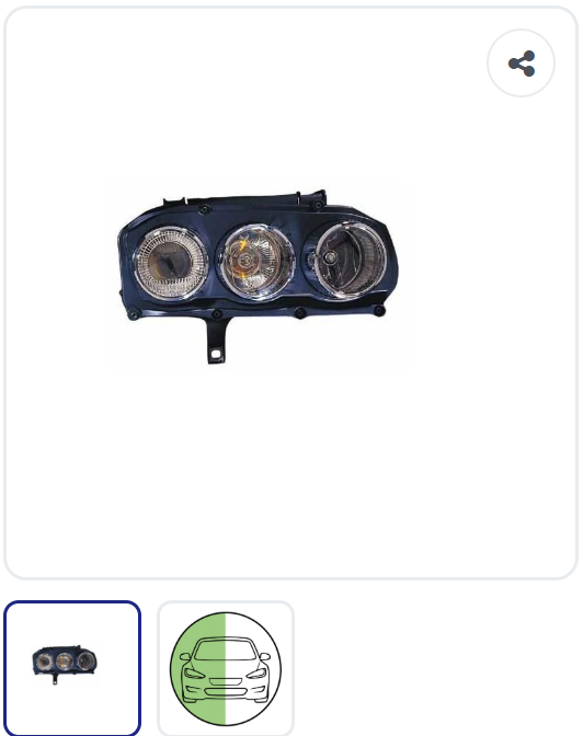 Phare avant droit électrique Xenon OEM 60682088 – Alfa Romeo 159 depuis 2005