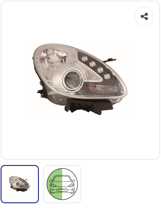 Phare avant droit LED Xenon chrome OEM 50526753 – Alfa Romeo Giulietta 2010-2016