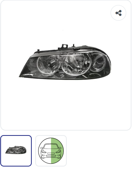 Phare avant gauche électrique Xenon OEM 60695646 – Alfa Romeo 156 Phase 2 2003-2006