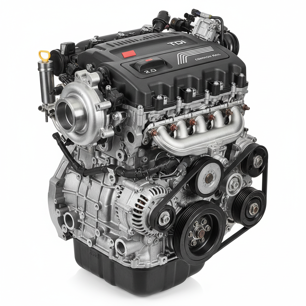 Moteur AUDI 2.0 TDI AZV BKD - Photos non contractuelles