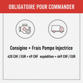 Consigne + Frais Pompe Injectrice Europe â€” 420 EUR + 49 EUR expÃ©dition