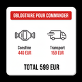 Consigne + Frais de port Pont DiffÃ©rentiel Europe â€” 599 EUR