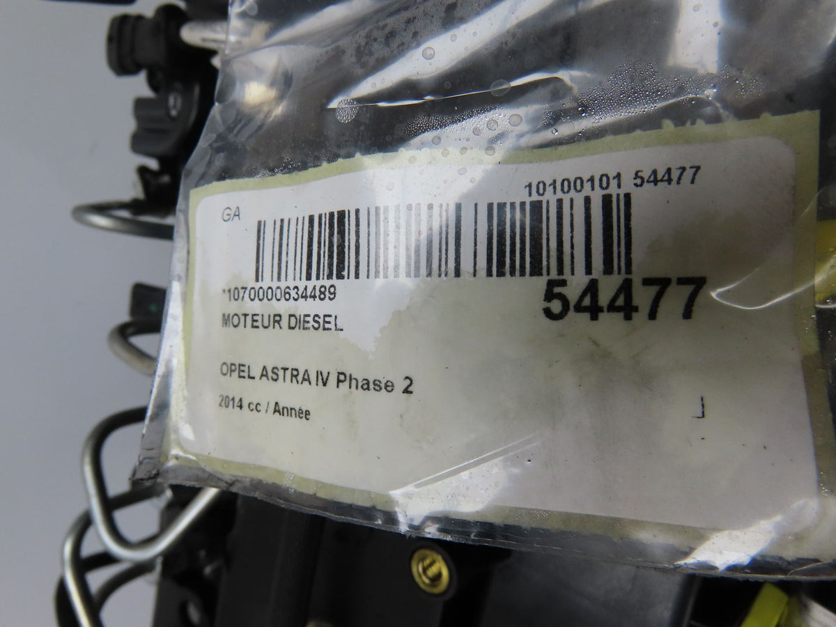 Moteur Opel Astra J 1.6 CDTi B16DTH occasion
