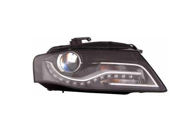 Phare droit LED Xénon noir avec moteur – OEM 8K0941030AJ – Audi A4