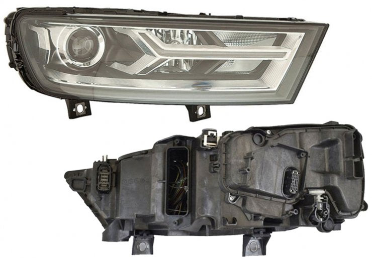 Phare électrique droit LED Xénon D5S+H7 avec moteur – OEM 4M0941044C – Audi Q7