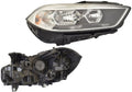 Phare droit LED H7+H7 avec moteur – OEM 63117214914 – BMW Série 1 F40