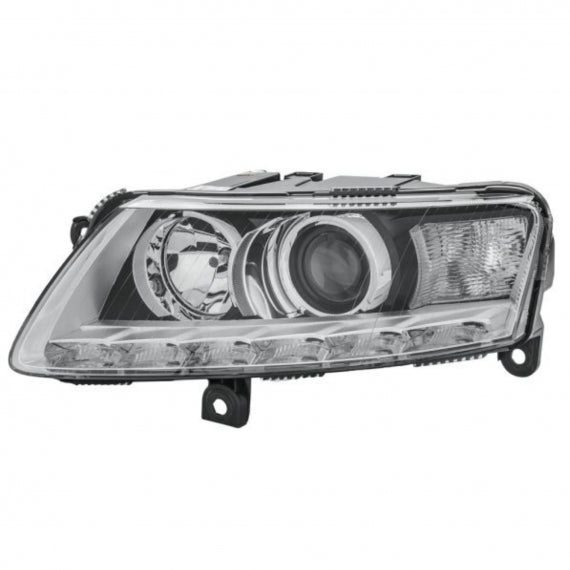 Phare électrique gauche Bi-Xénon D3S+H7 (HELLA) – OEM 4F0941003BP – Audi A6