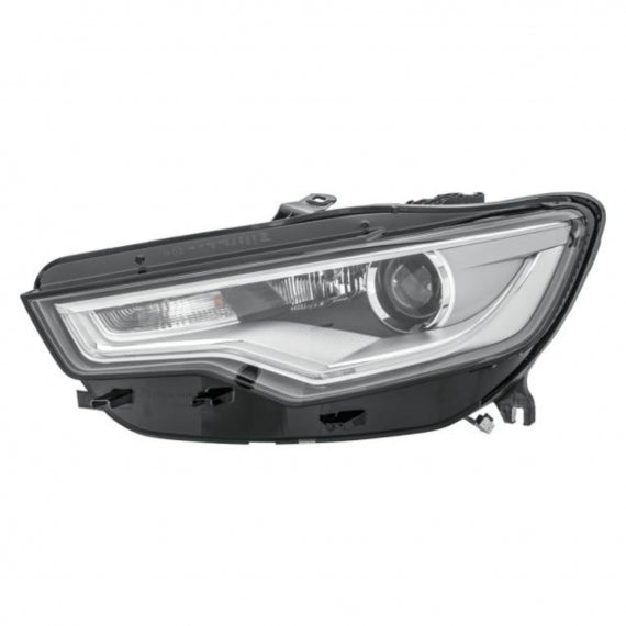 Phare électrique gauche LED Bi-Xénon D3S+H7 (HELLA) – OEM 4G0941003C – Audi A6