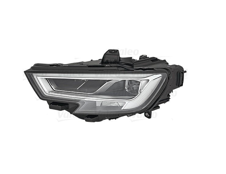 Phare électrique gauche Full LED noir avec moteur (VALEO) – OEM 8V0941773C – Audi A3