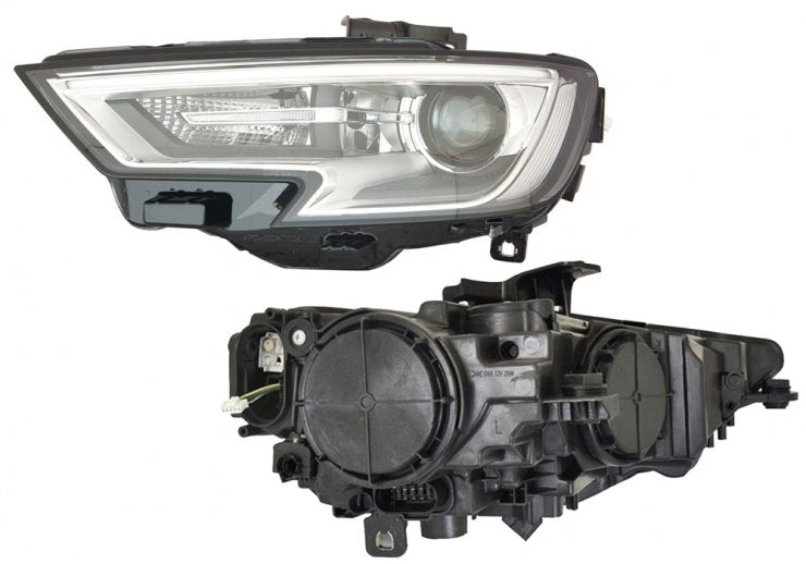 Phare électrique gauche LED Xénon D5S+H8 avec moteur – OEM 8V0941043E – Audi A3