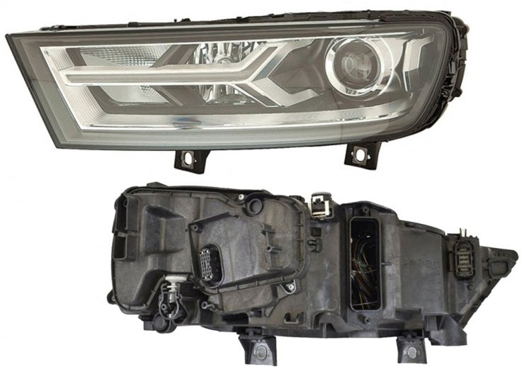 Phare électrique gauche LED Xénon D5S+H7 avec moteur – OEM 4M0941043C – Audi Q7