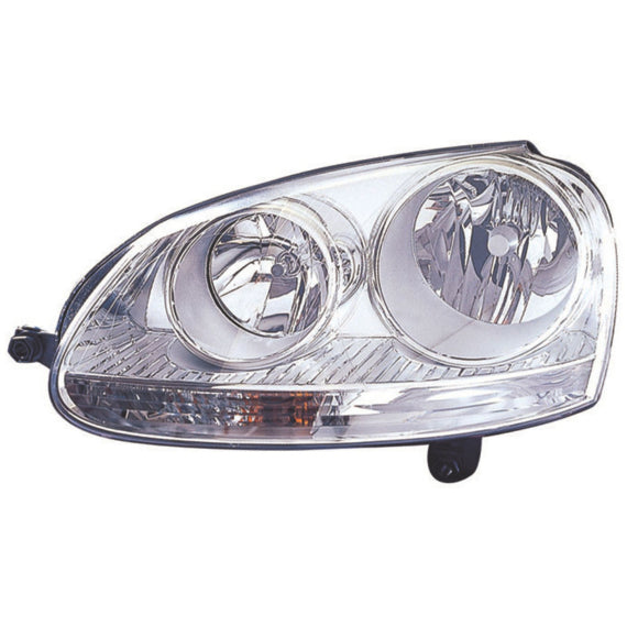 Phare gauche H7+H7 Chrome – OEM 1K6941005P – VW Golf 5