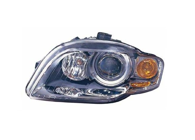 Phare gauche Bi-Xénon D1S clignotant orange avec moteur – OEM 8E0941029AS – Audi A4