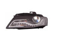 Phare gauche LED Xénon noir avec moteur – OEM 8K0941029AJ – Audi A4