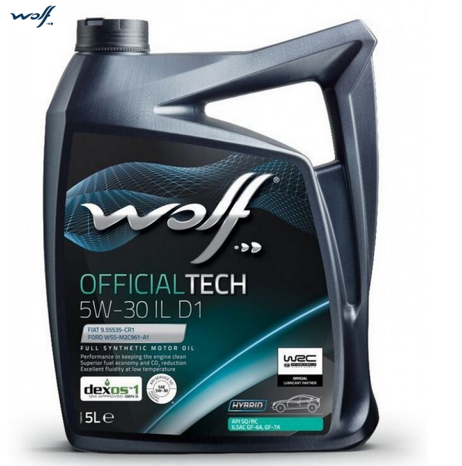 Engine Oil WOLF OFFICIALTECH 5W30 ILD1 5L